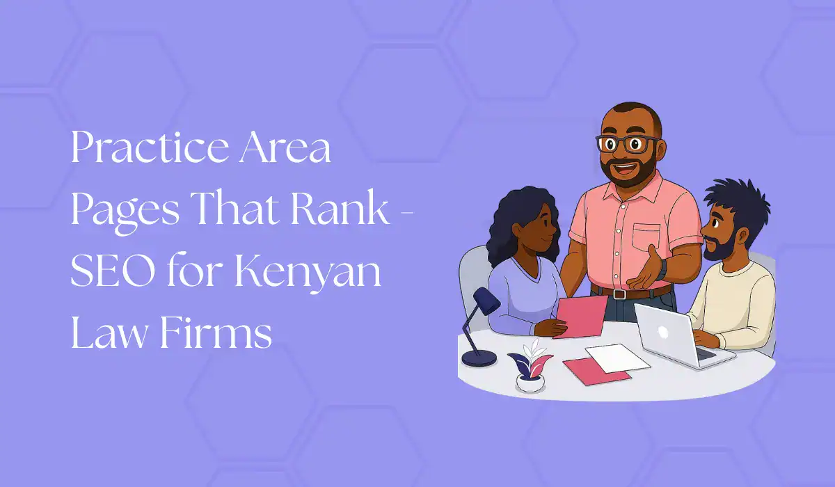 practice area pages that rank seo for kenyan law firms